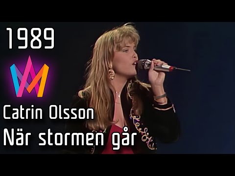 Melodifestivalen 1989 – 02. När stormen går – Catrin Olsson