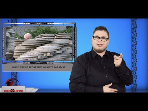Blind artist recreates granite paradise (ASL - 8.15.19)