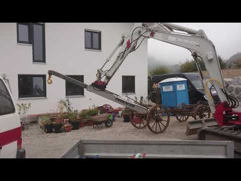 Bagger Teleskop Ausschub Eigenbau MS 03 Takeuchi TB 145