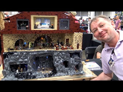 Motorized LEGO Star Wars Jabba's Palace with The Book of Boba Fett Scenes