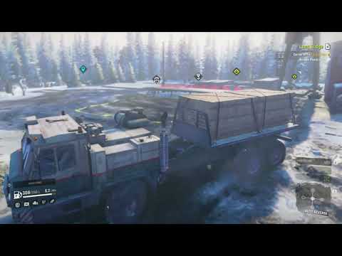 SnowRunner-Long bridge/n.switch gameplay part 49