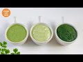 3 ways to Make Green Chutney❤️ | Restaurant Style Coriander Chutney❤️