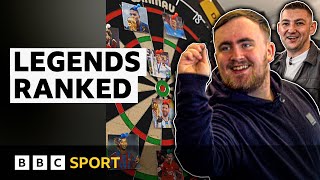 Luke Littler and Nathan Aspinall rank football legends with their darts skills | BBC Sport