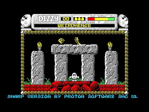 Sharp MZ-800 Game: Dizzy 4 - Magicland Dizzy (1990)