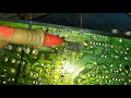 AKAI 14 CRT TV Horizontal Line Vertical Problem