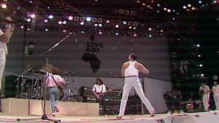 Queen Live Aid 1985 Bohemian Rhapsody Radio Ga Ga Video