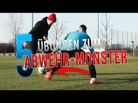 ABWEHRTRAINING FUßBALL | 5 Übungen, um ein besserer Abwehrspieler zu werden