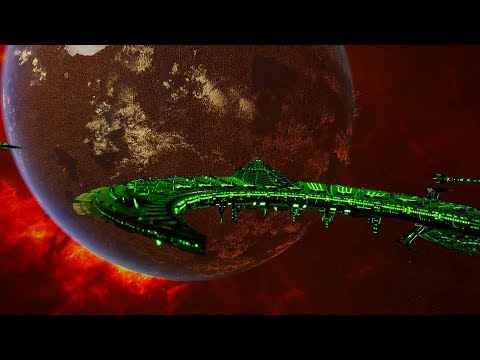 Necrons vs TAU Merchant Fleet! - 1v1 Multiplayer Gameplay, Battlefleet Gothic Armada 2