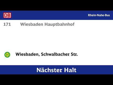 Ansagen der Linie 171 (Schiersteiner Str. bis Hbf)