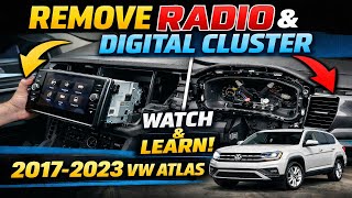 2017-2023 VW Atlas - Radio & Digital Cluster Removal - EASY Step-by-Step Guide