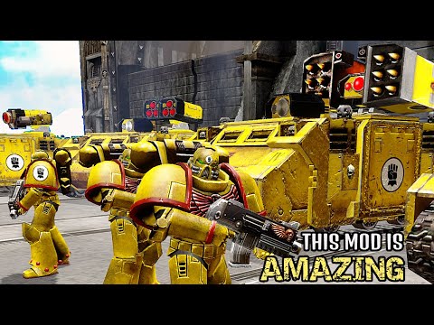 EPIC CITY DEFENSE: Imperial Fists vs Orks! - Astartes Mod, Warhammer 40K: Dawn of War 2: Retribution