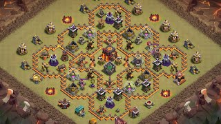 【クラクラ】たかちんさんの天災ドラゴンラッシュ TH10全壊