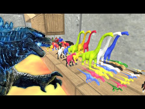 EPIC LAVA ESCAPE!! ONLY 1 SURVIVOR!! - ALL UNITS RUN AWAY FROM GODZILLA 2021