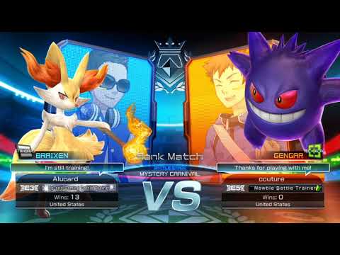 Pokken Wifibattle Braixen VS Gengar Rematch