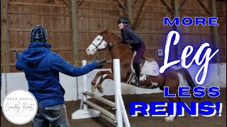 POV: MY COACH... "MORE LEG! LESS REINS!" | VLOG