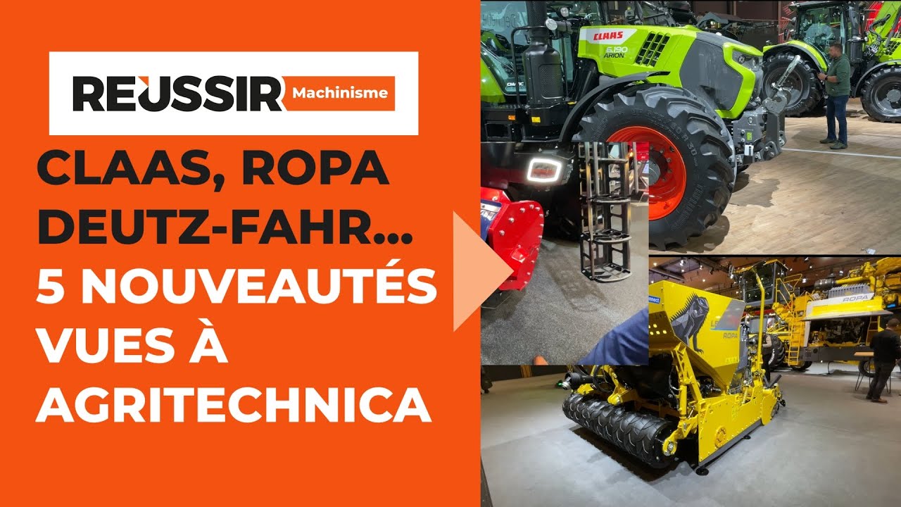 Claas, Deutz-Fahr, Ropa... 5 nouveautés vues à Agritechnica 2025