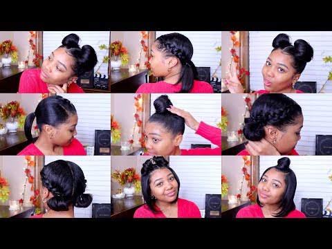 10 QUICK & EASY HAIRSTYLES | Shoulder Length Hair! Video