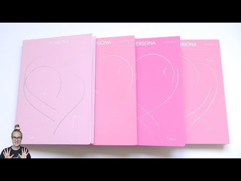 Unboxing BTS 방탄소년단 6th Mini Album Map of The Soul: Persona (All 1, 2, 3 & 4 Editions)