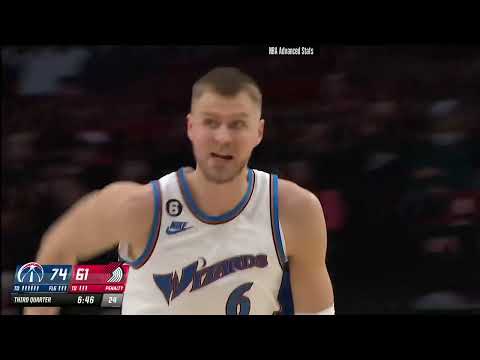 Kristaps Porzingis 28 pts 12 reb 5 ast vs Portland Trail Blazers | 2023-02-14