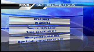 Wichita experiences rare 'heat burst' overnight