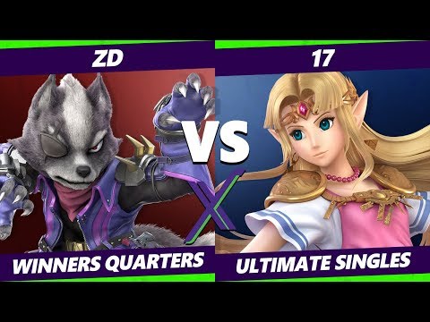 S@X 345 Winners Quarters - ZD (Wolf) Vs. 17 (Zelda) Smash Ultimate - SSBU