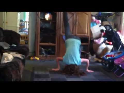9 year old Alexis flips