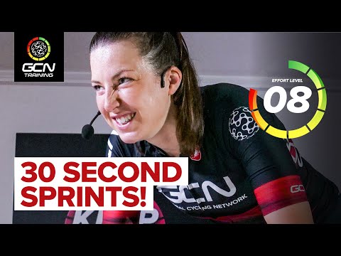 30 Second Sprint Intervals | 25 Minute Indoor Cycling Training Session