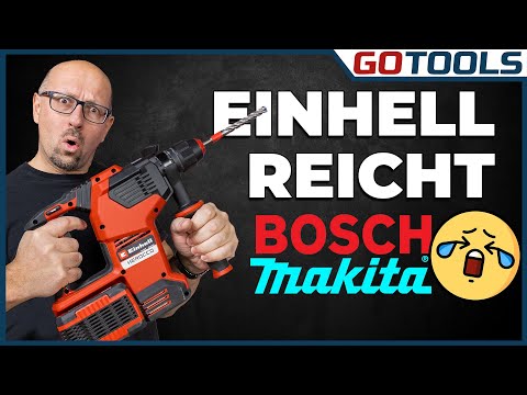 Einhell schlägt sie alle!? Der Akku SDS-Plus Bohrhammertest! Einhell VS Makita VS Bosch