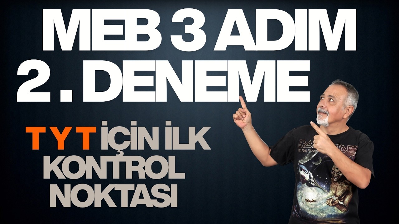YKS 2027 İÇİN MEB 3 ADIM 2.DENEMELERİ