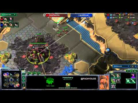 HoTS Go4SC2 #281 Finals Liquid Snute v Acer Nerchio ZvZ G1 Starcraft 2 Pughy