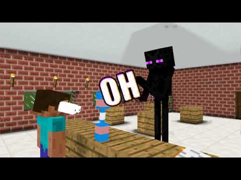 Monster School : BOTTLE FLIP CHALLENGE - Minecraft Animation