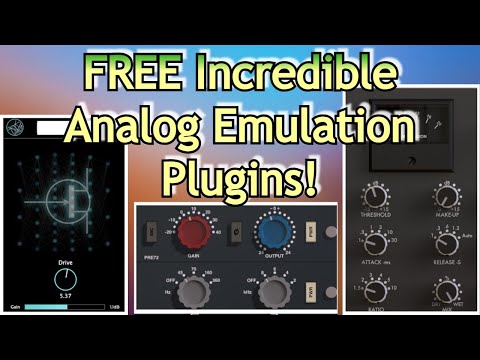 The Best 8 FREE ANALOG Emulation VST PLUGINS In 2021 (HOW TO Use Them) - Part 1/3 - amnerhunter.com