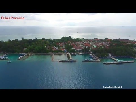 Pulau Pramuka, Kepulauan Seribu Indonesia (Raw Video)