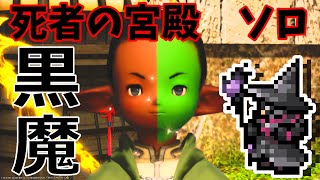 【FF14】初心者黒魔の死者の宮殿ソロ#1