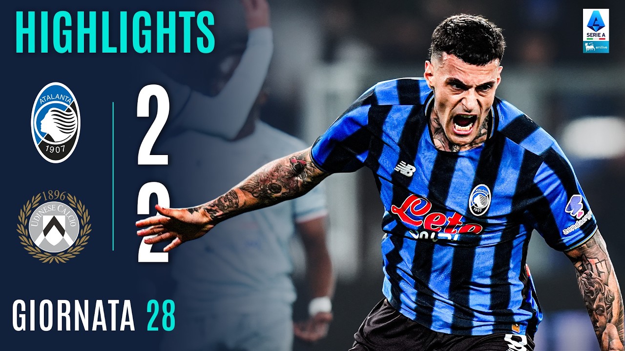 ATALANTA-UDINESE 2-2 | HIGHLIGHTS | 28ª GIORNATA | SERIE A ENILIVE 2025/26