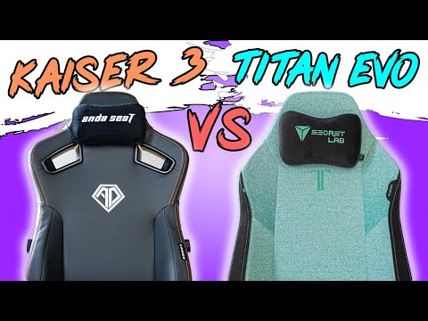 AndaSeat Kaiser 3 vs Secretlab Titan Evo 2022 – Welcher ist der König der Gaming-Stühle?