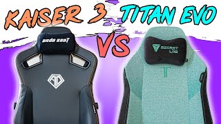 AndaSeat Kaiser 3 vs Secretlab Titan Evo 2022 - Which is Kin