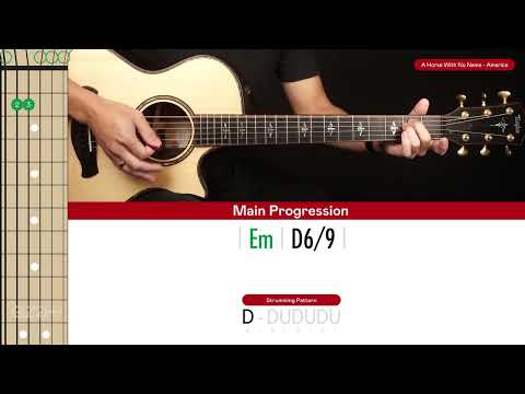 A Horse With No Name Guitar Cover America 🎸|Tabs + Chords|