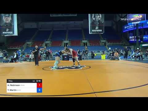 76 Kg Rr Rnd 1 - Hunter Robinson, Grand View Wrestling Club Vs Taryn Martin, Ohio 654b