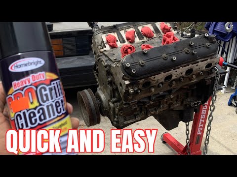 HOW TO CLEAN A LS ENGINE FOR $3
