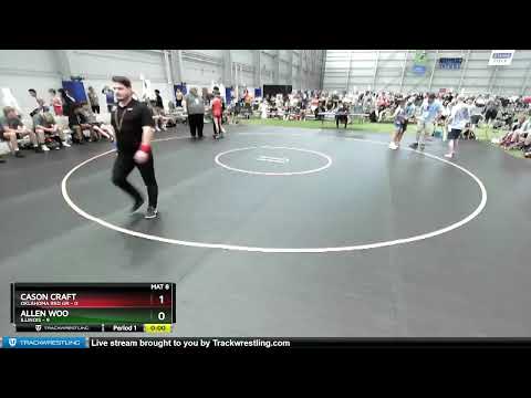 88 Lbs Round 2 (8 Team) - Cason Craft, Oklahoma Red GR Vs Allen Woo, Illinois Bdc0