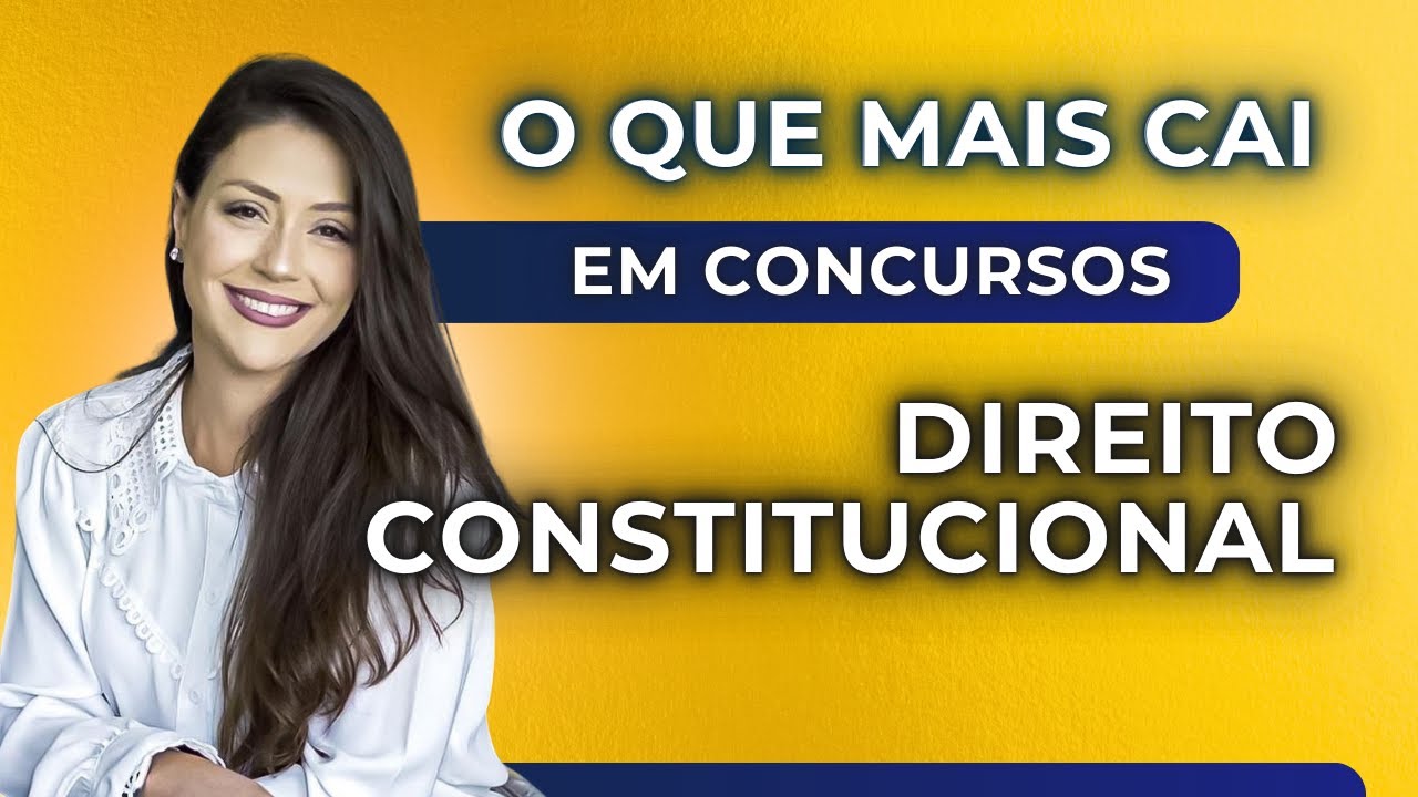 O que mais cai em concursos de Direito Constitucional | Adriane Fauth