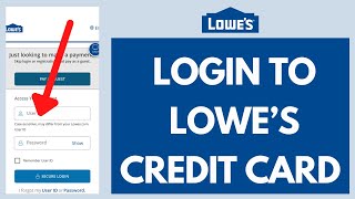 Lowes Card Login: How to Login Lowe
