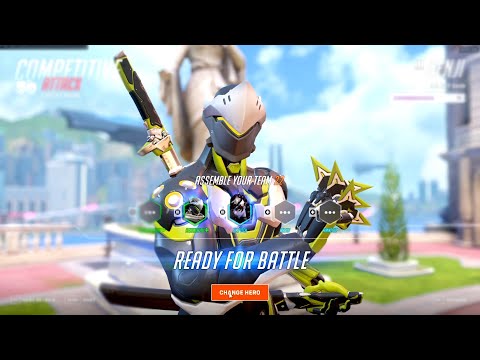 SHADDER2K TOP 500 GENJI ONE TRICK! [ OVERWATCH 2 SEASON 5 TOP 500 ]