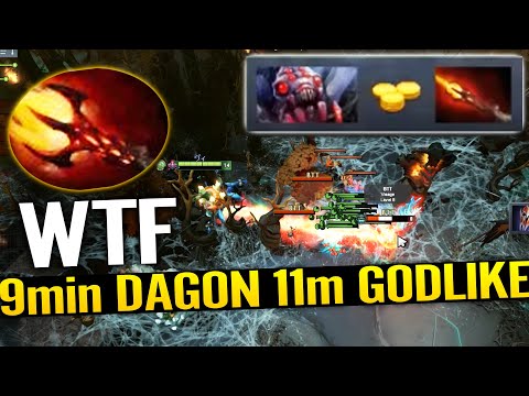 WTF 9min DAGON 11min GODLIKE - Craziest Broodmother 100% New Crazy Meta by Meracle 7.29 Dota 2 Pro