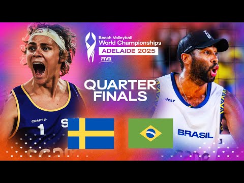 Åhman/Hellvig vs. Evandro/Arthur Lanci - Beach World Championships 2025 | Highlights |Quarter Finals