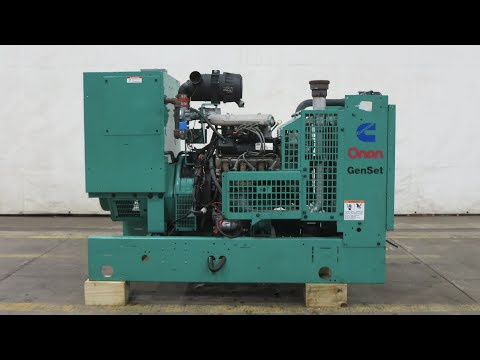 2001 Cummins GGFD 35 kW natural gas / propane generator Ford ESG-642I-6005-A eng 375 Hrs CSDG # 3912
