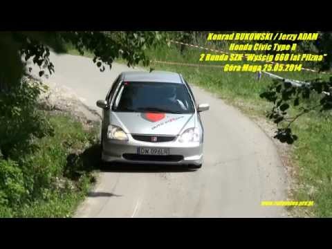 K. BUKOWSKI / J. ADAM - Honda Civic Type R 2 Runda SZK "Wyścig 660 lat Pilzna" Góra Maga 25.05.2014