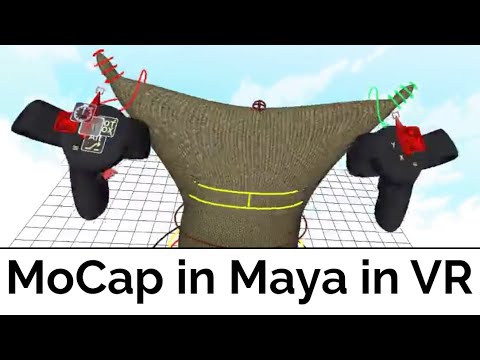 Motion Capture (Puppeteering) with VR devices in Maya