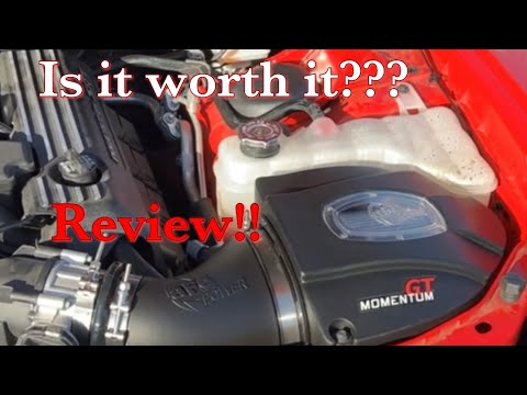 AFE Momentum GT cold air intake install on my 2022 Challenger Scatpack Widebody *After Review*